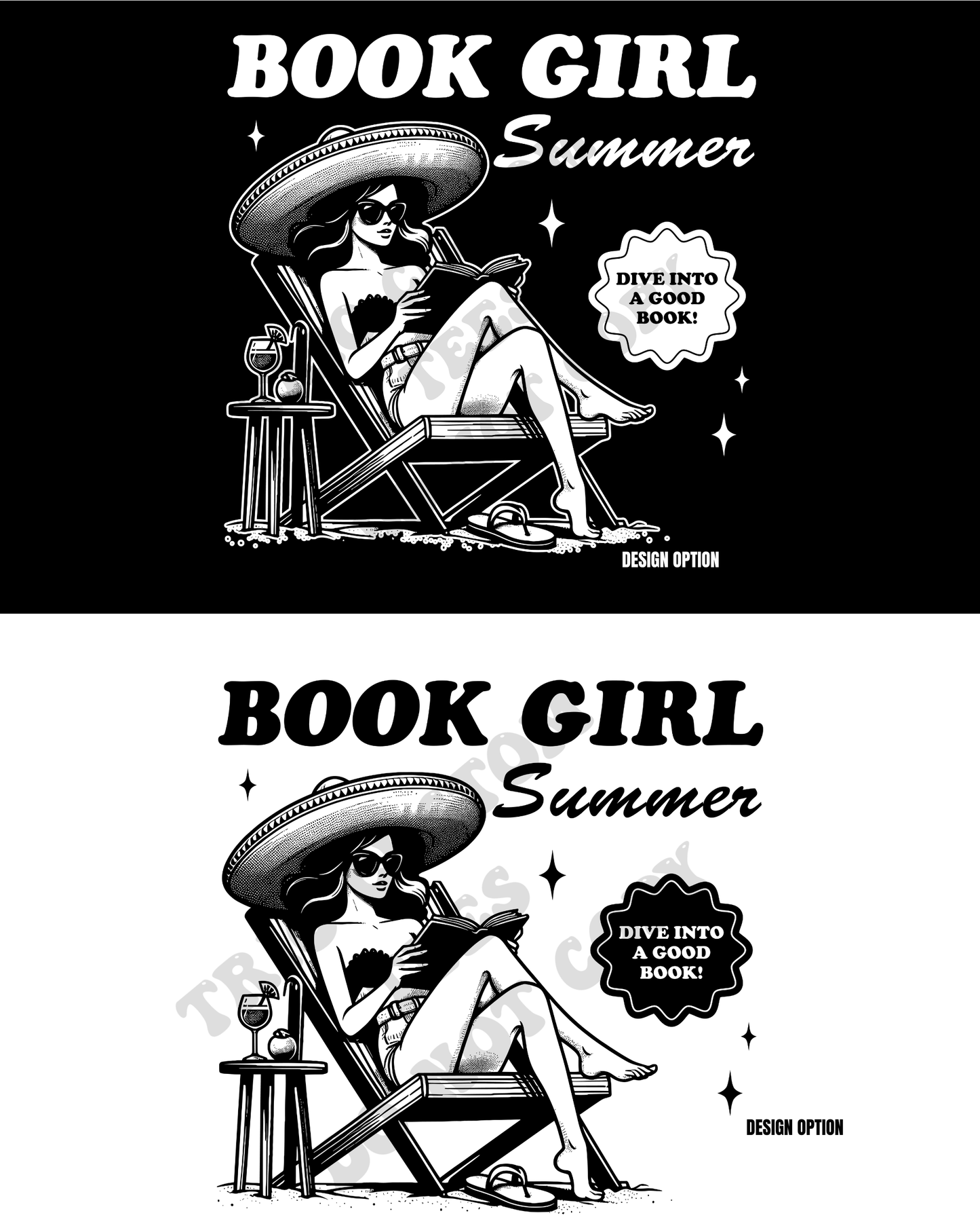 Book Girl Summer Design