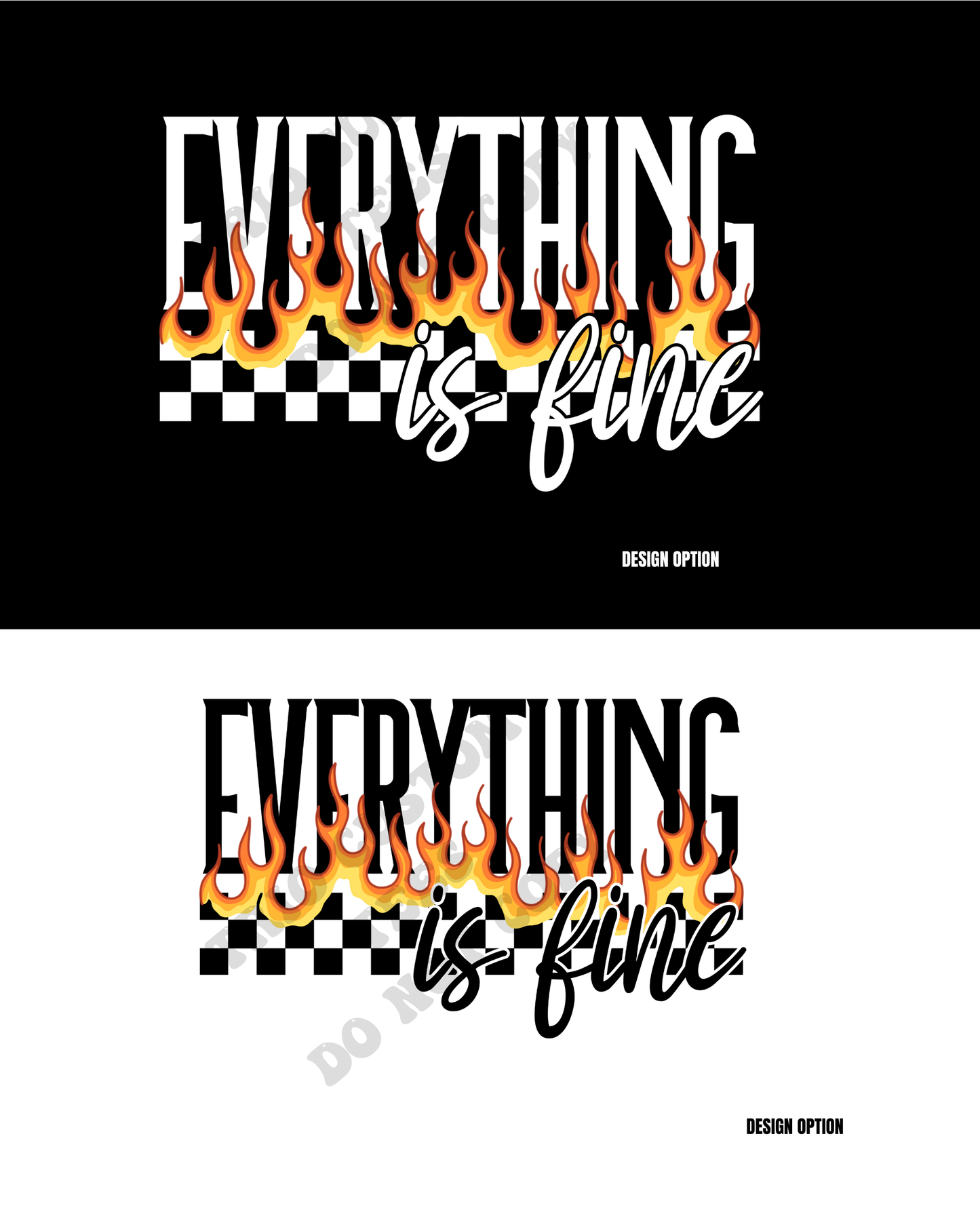 Everything is Fine Fire Checker Design