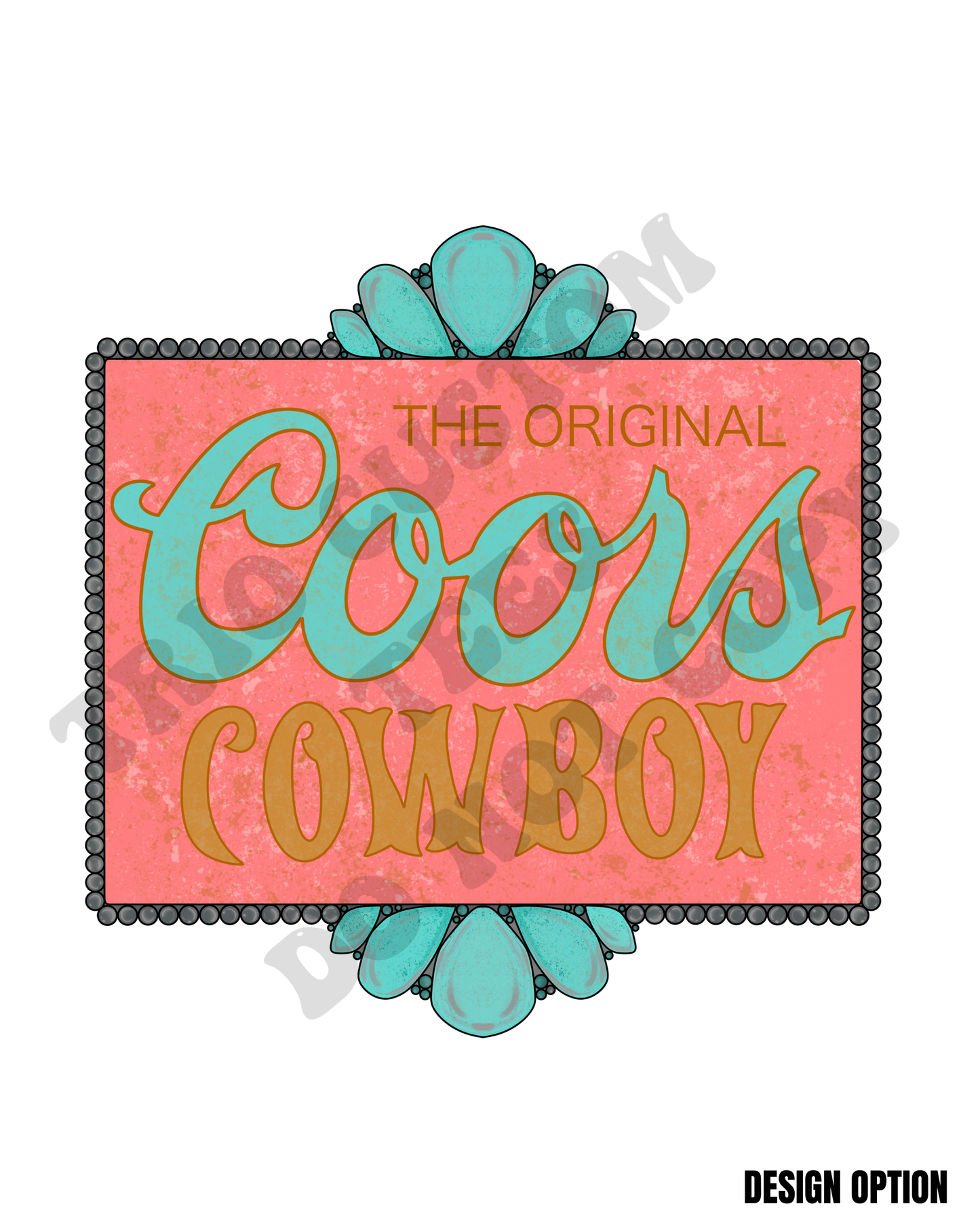 Coors Cowboy Western Design