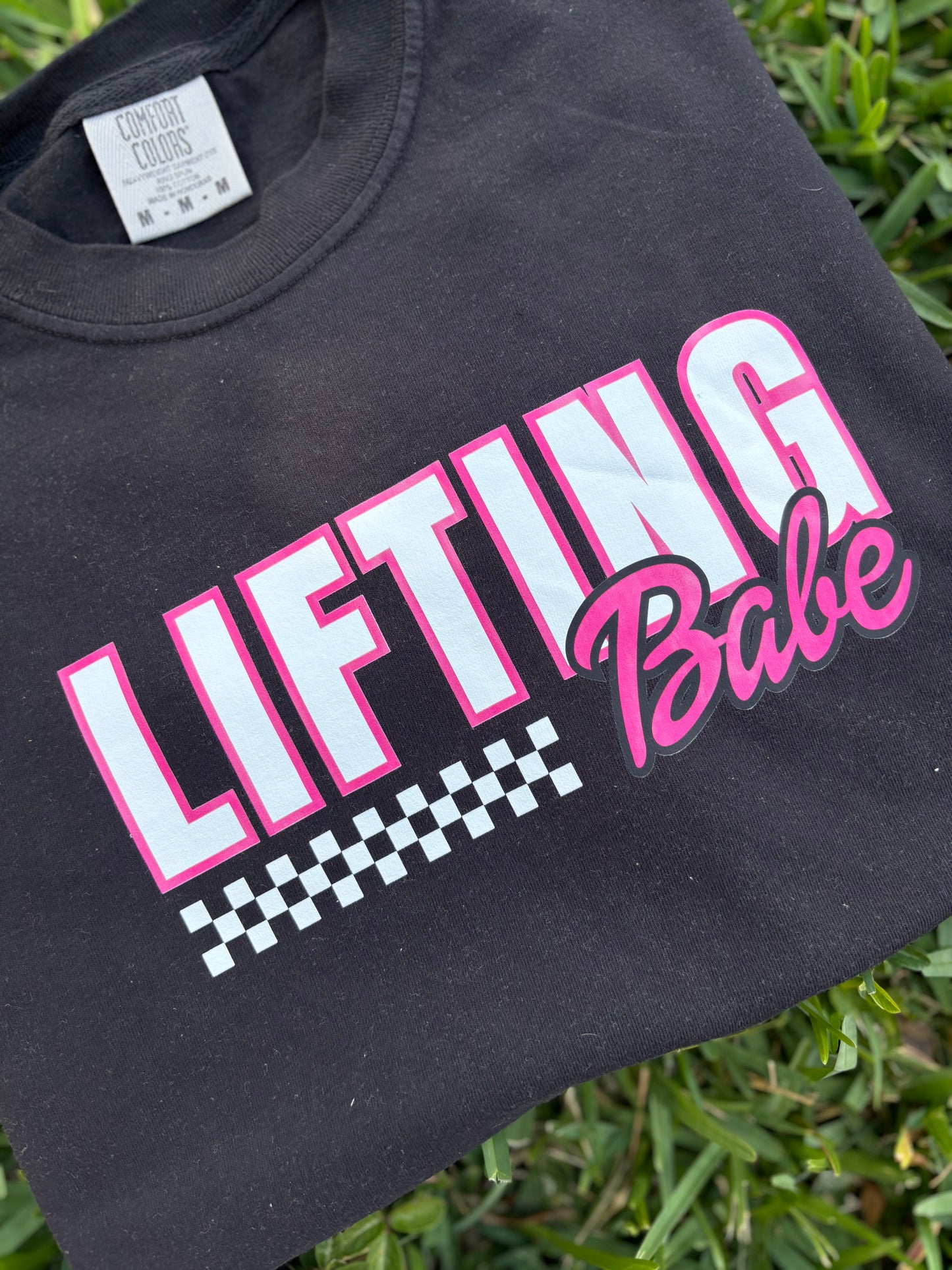 Lifting Babe Workout Fitness Shirt Comfort Colors