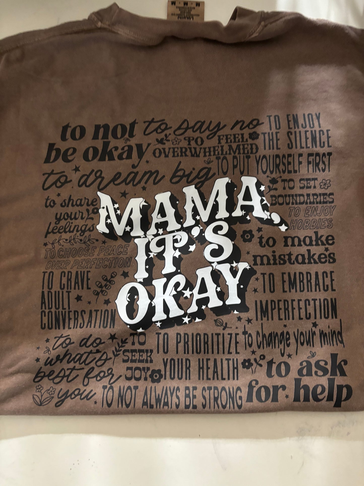 Mama It’s Okay Mental Health Kindness Tee