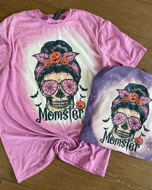 Momster Mom Monster Halloween Spooky Tee