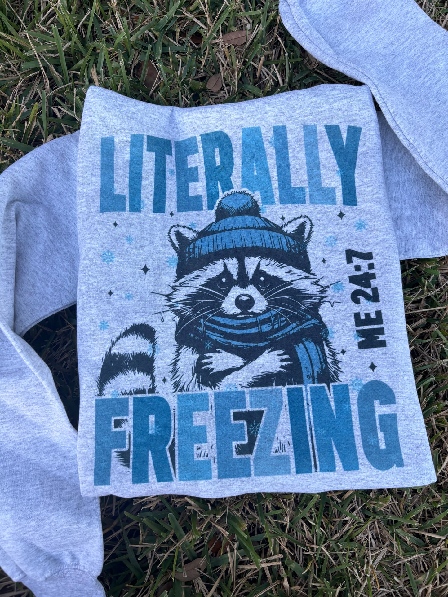 Always Freezing 24/7 Racoon Crewneck