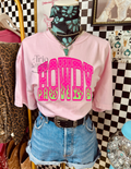 Howdy Flames Western Comfort Colors tee shirt