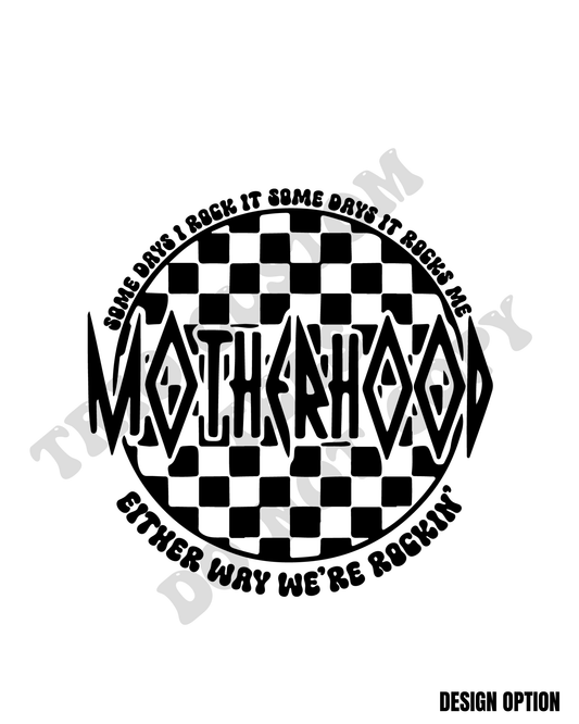 Motherhood Checker Mama Design