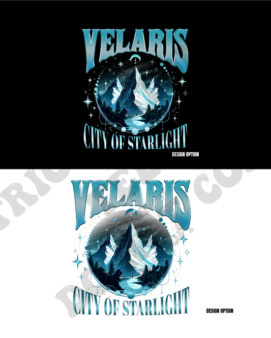 Velaris Fantasy City of Starlight Book Design