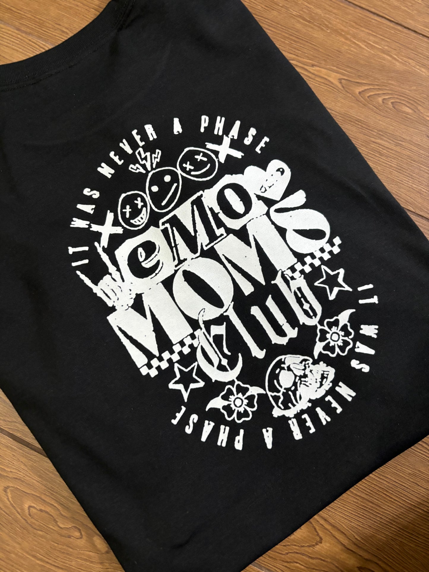 Emo Moms Club It Was Never A phase White Design