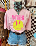 Mother smiley comfort colors tee shirt