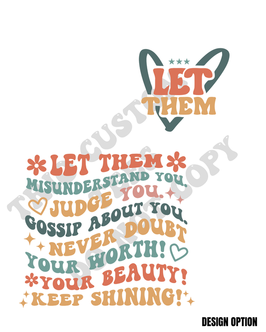 Let Them Double Sided Mental Health Design