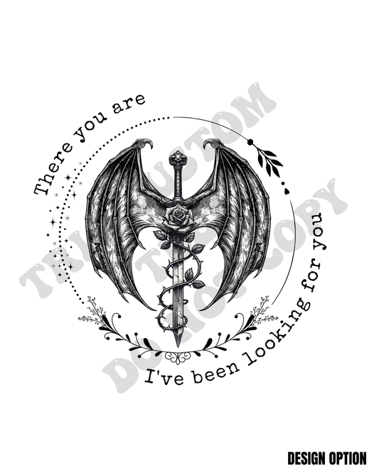 There You Are Bat Book Design