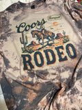 Coors banquet acid washed western tee shirt