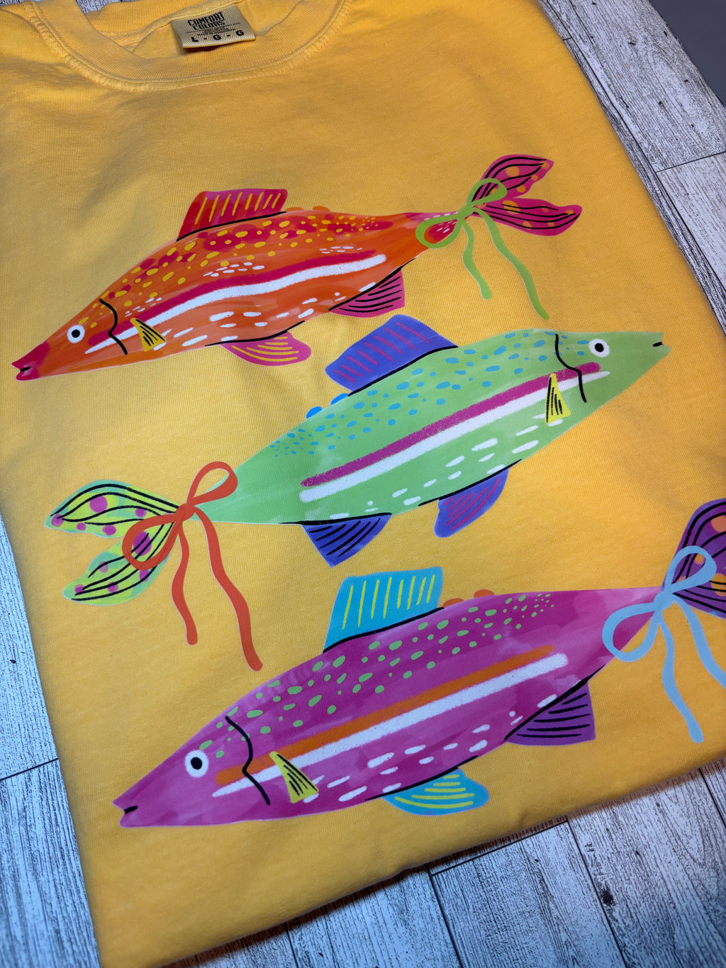 3 Neon fish Comfort colors
