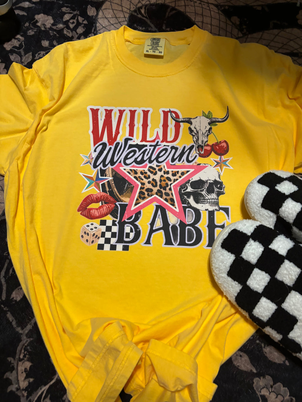 Wild Western babe  Comfort colors