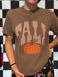 Fall Pumpkin Comfort Colors Tee Shirt