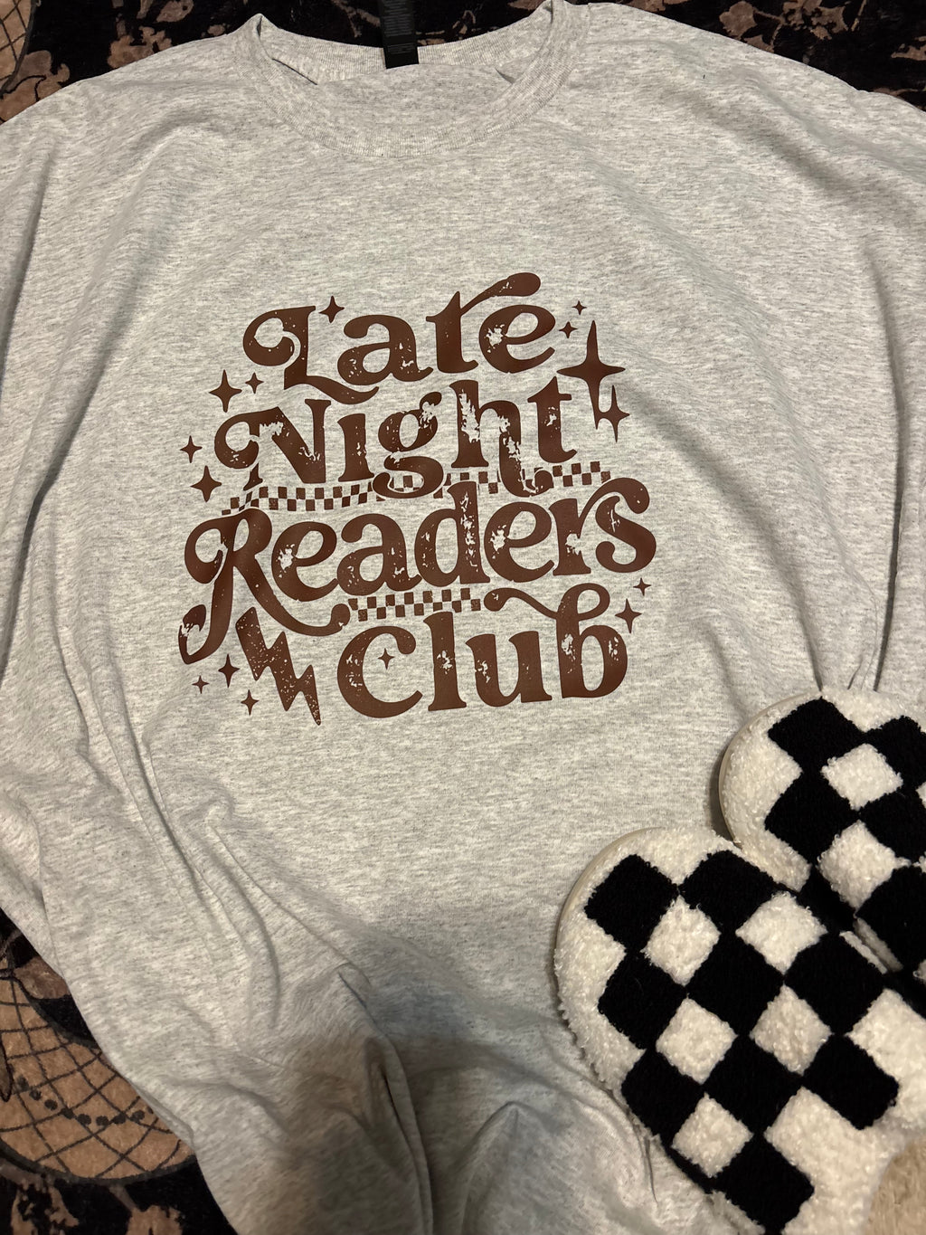 Late Night Readers Club Reading Shirt