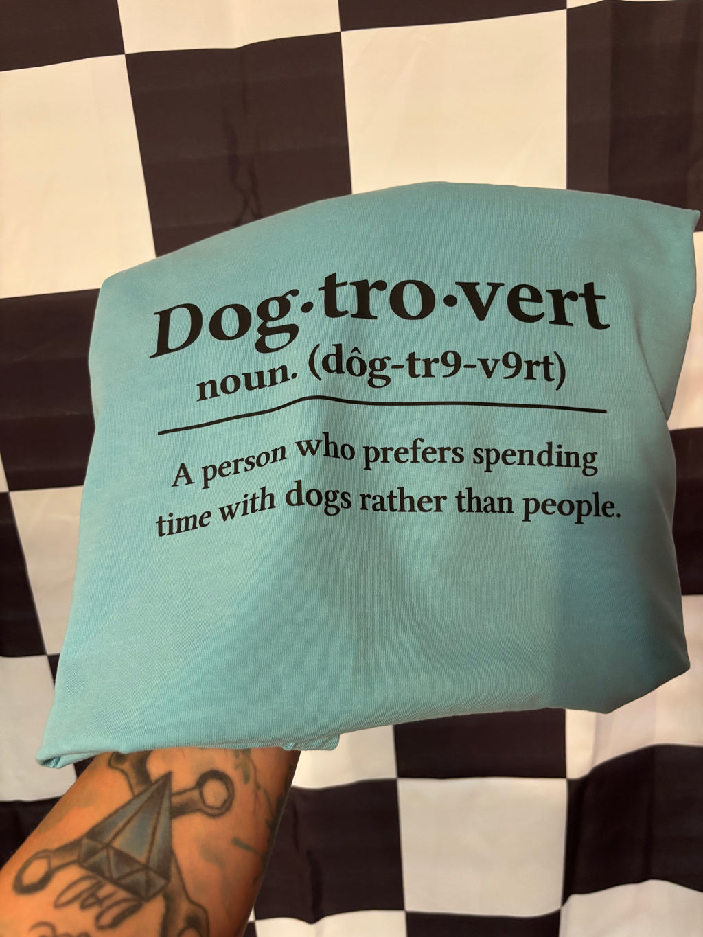 Dogtrovert Dog mom Dog Tee shirt Comfort Colors