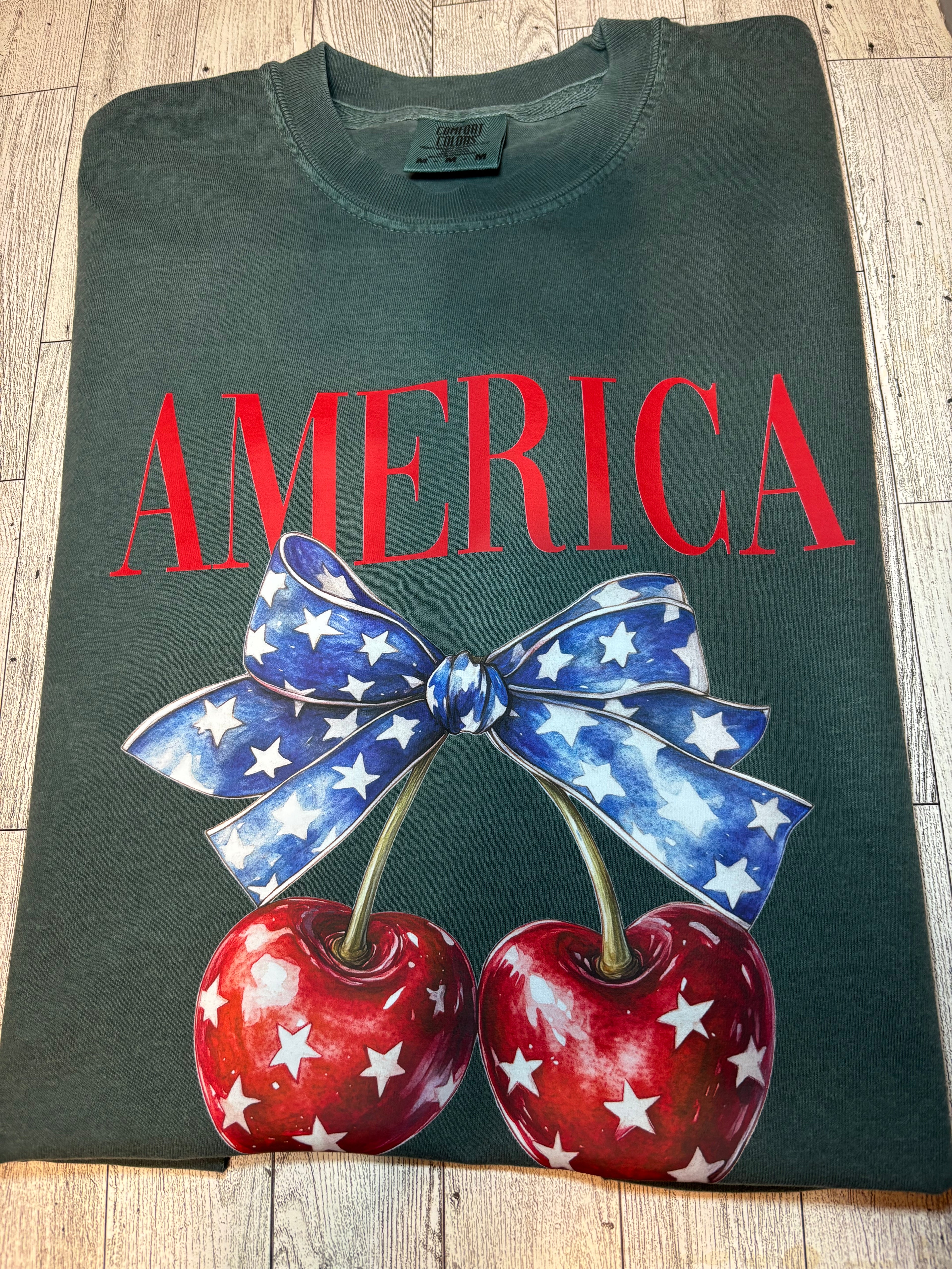 America cherries Comfort colors
