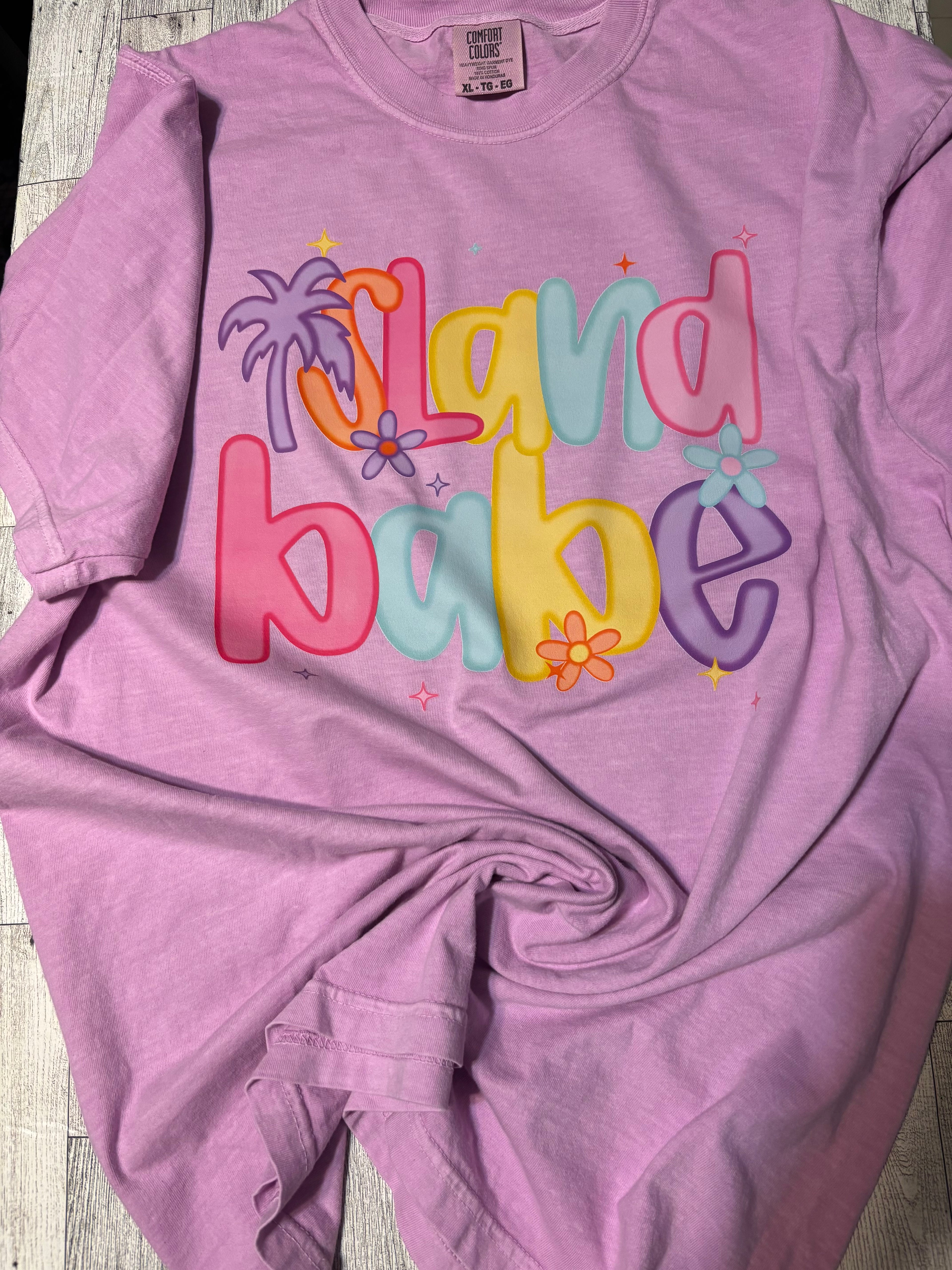 Island Babe Comfort Colors Tee Shirt