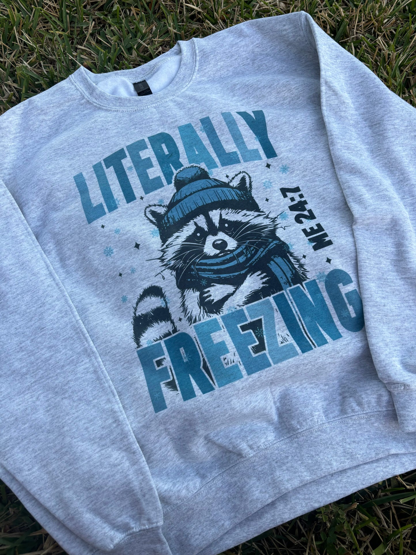 Always Freezing 24/7 Racoon Crewneck