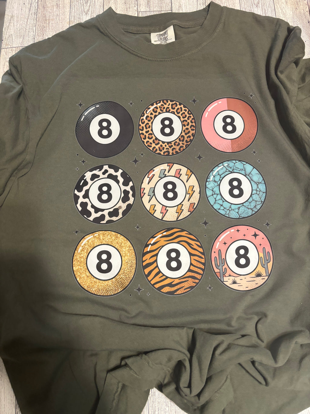 Magic 8 Balls Comfort Colors Tee Shirt