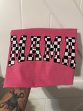 Mama Checker Checkerboard Tee Shirt Comfort Colors
