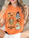 Tis the Season Witches Ghosts Halloween Comfort Colors Tee Shirt