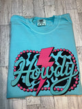 Howdy western Cowprint Comfort colors