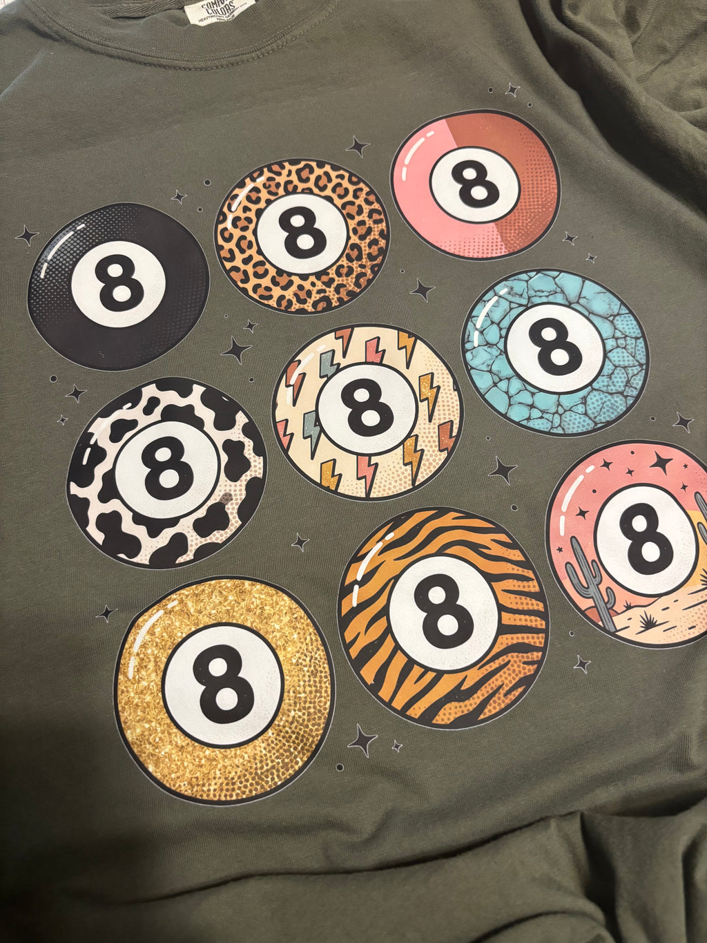 Magic 8 Balls Comfort Colors Tee Shirt