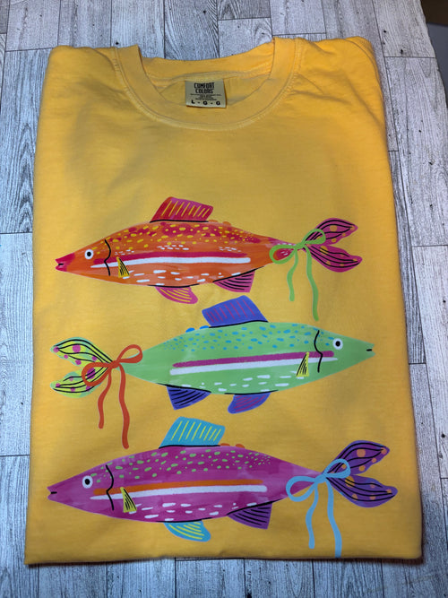 3 Neon fish Comfort colors