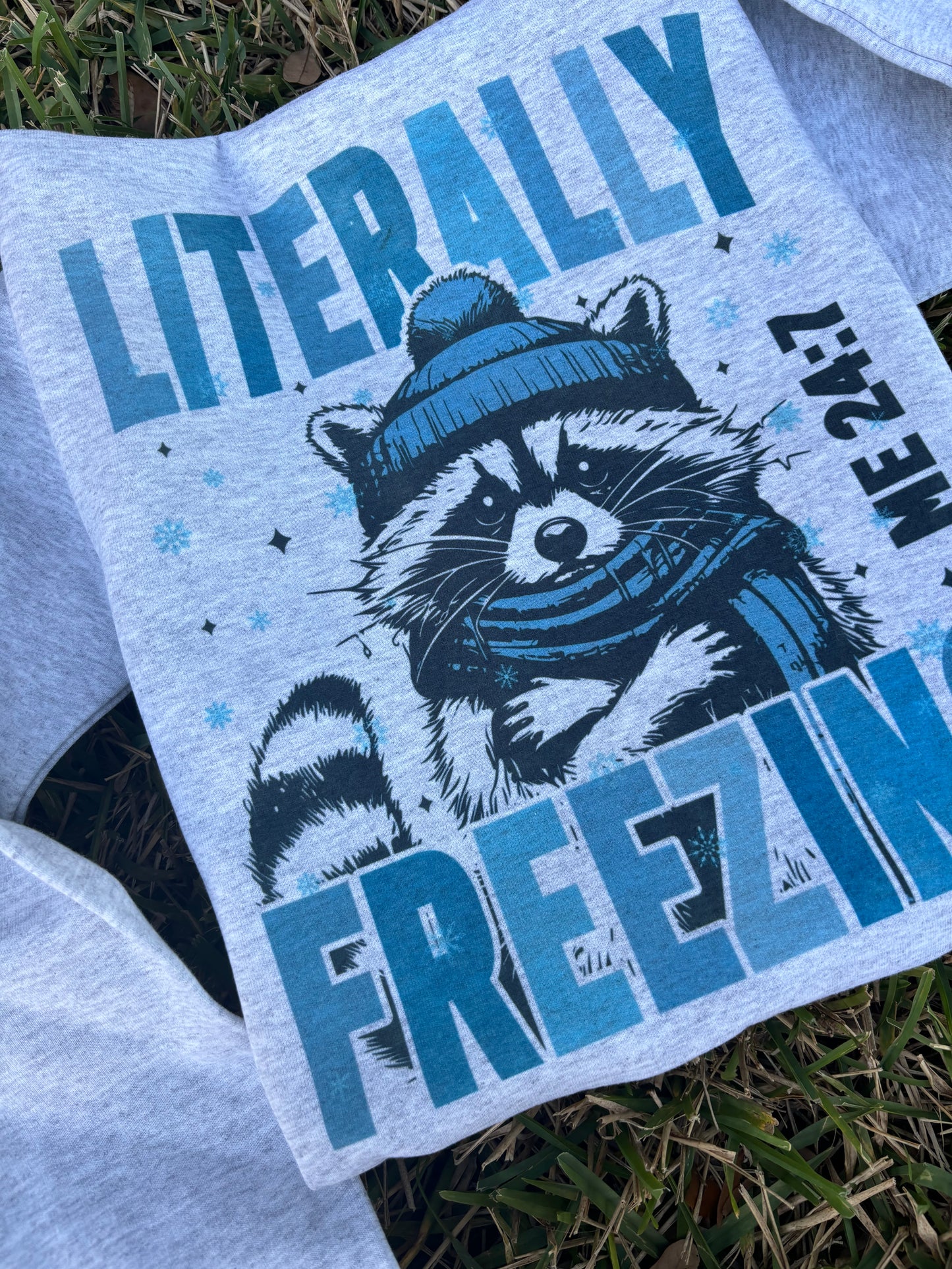 Always Freezing 24/7 Racoon Crewneck