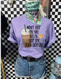 I wont't stop for gas but will stop for iced coffee