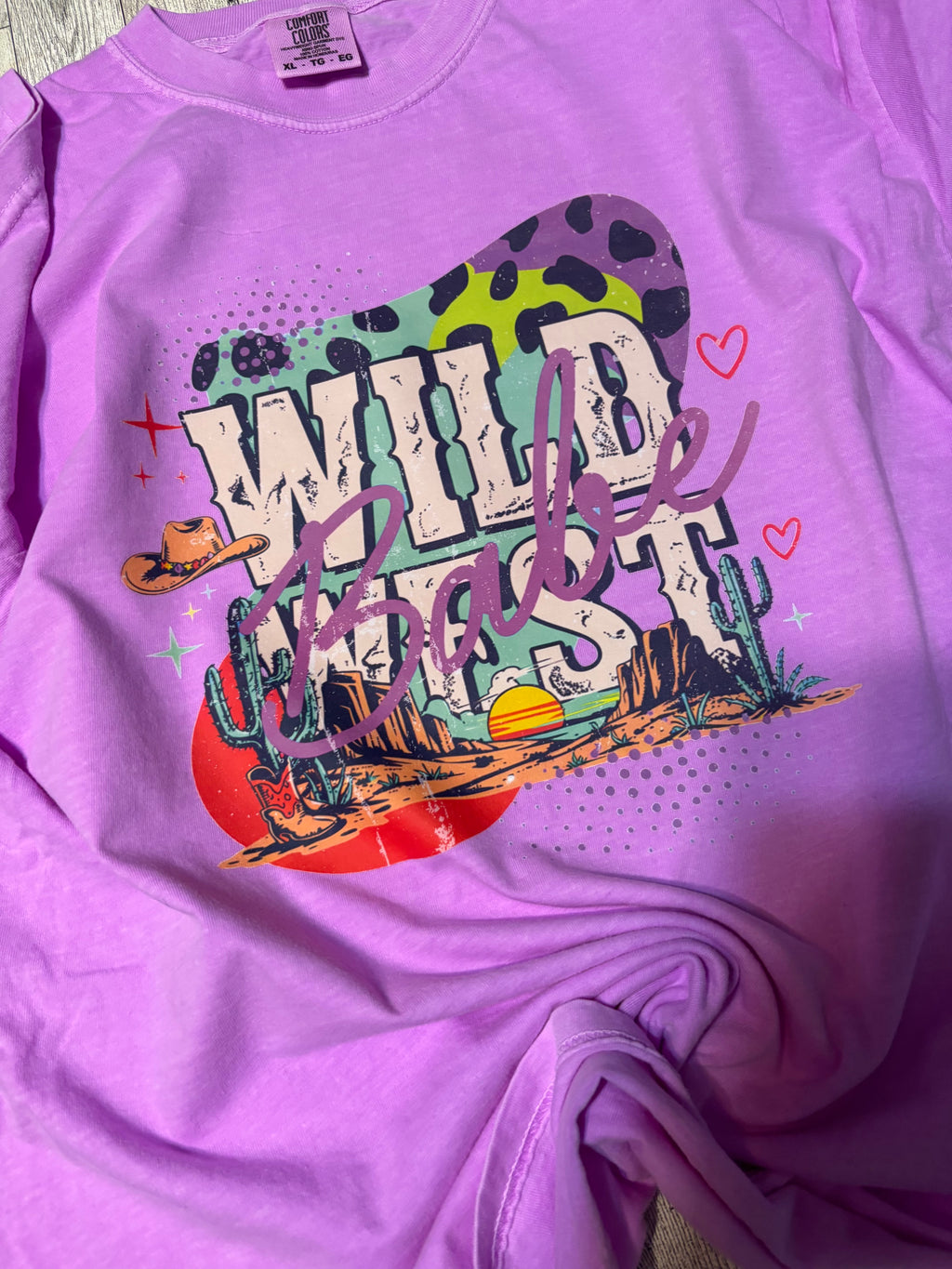 Wild West Babe Western Comfort Colors Tee Shirt
