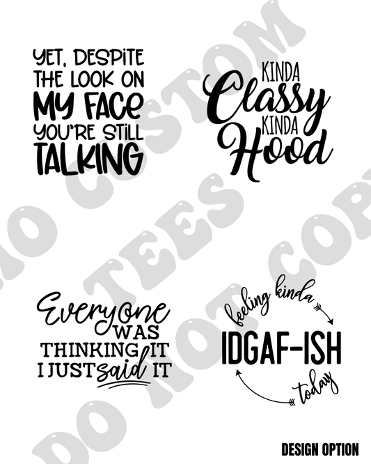 Humor Sarcasm Adulting Design