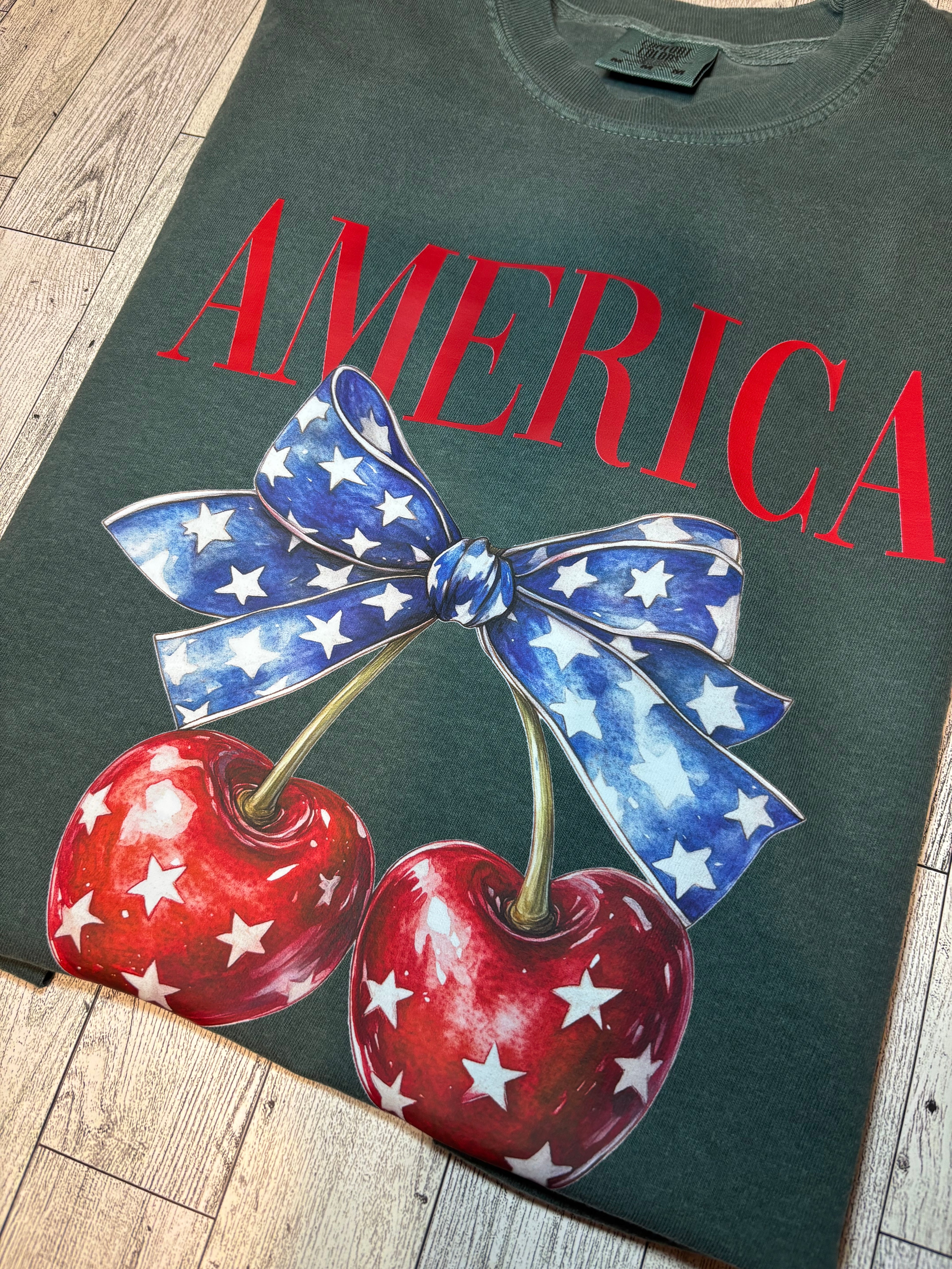 America cherries Comfort colors