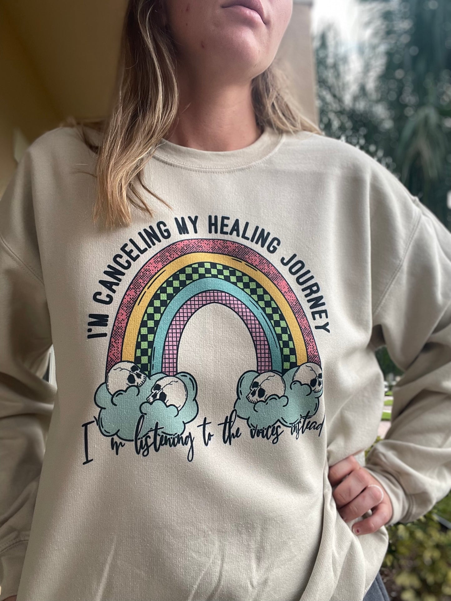 I'm Canceling My Healing Journey Tee or Crewneck Sweatshirt