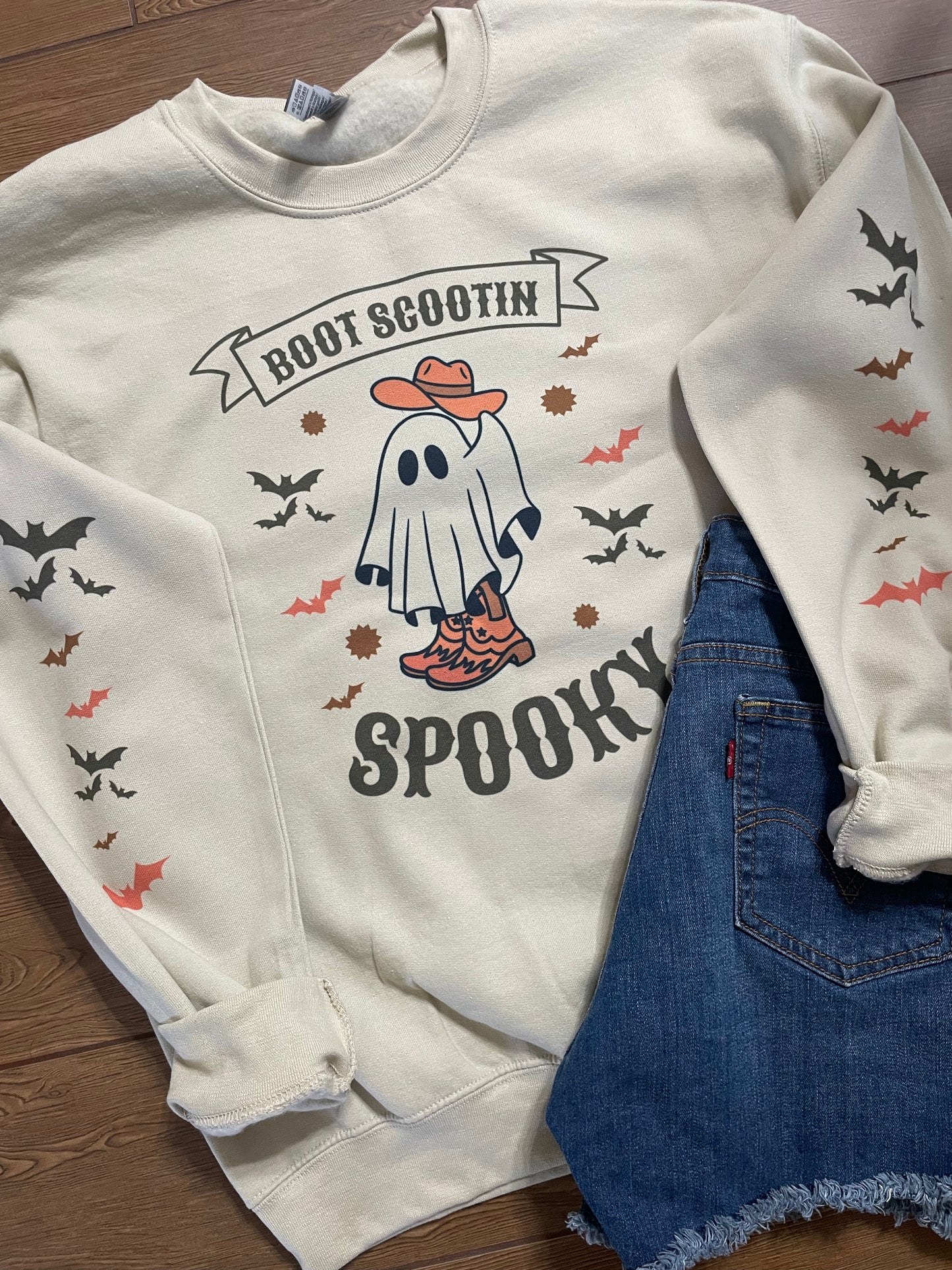 Boot scootin spooky western ghost