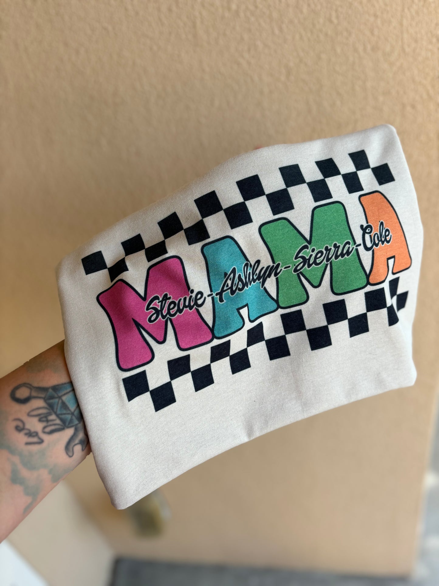 Mother’s Day Custom Name Shirt