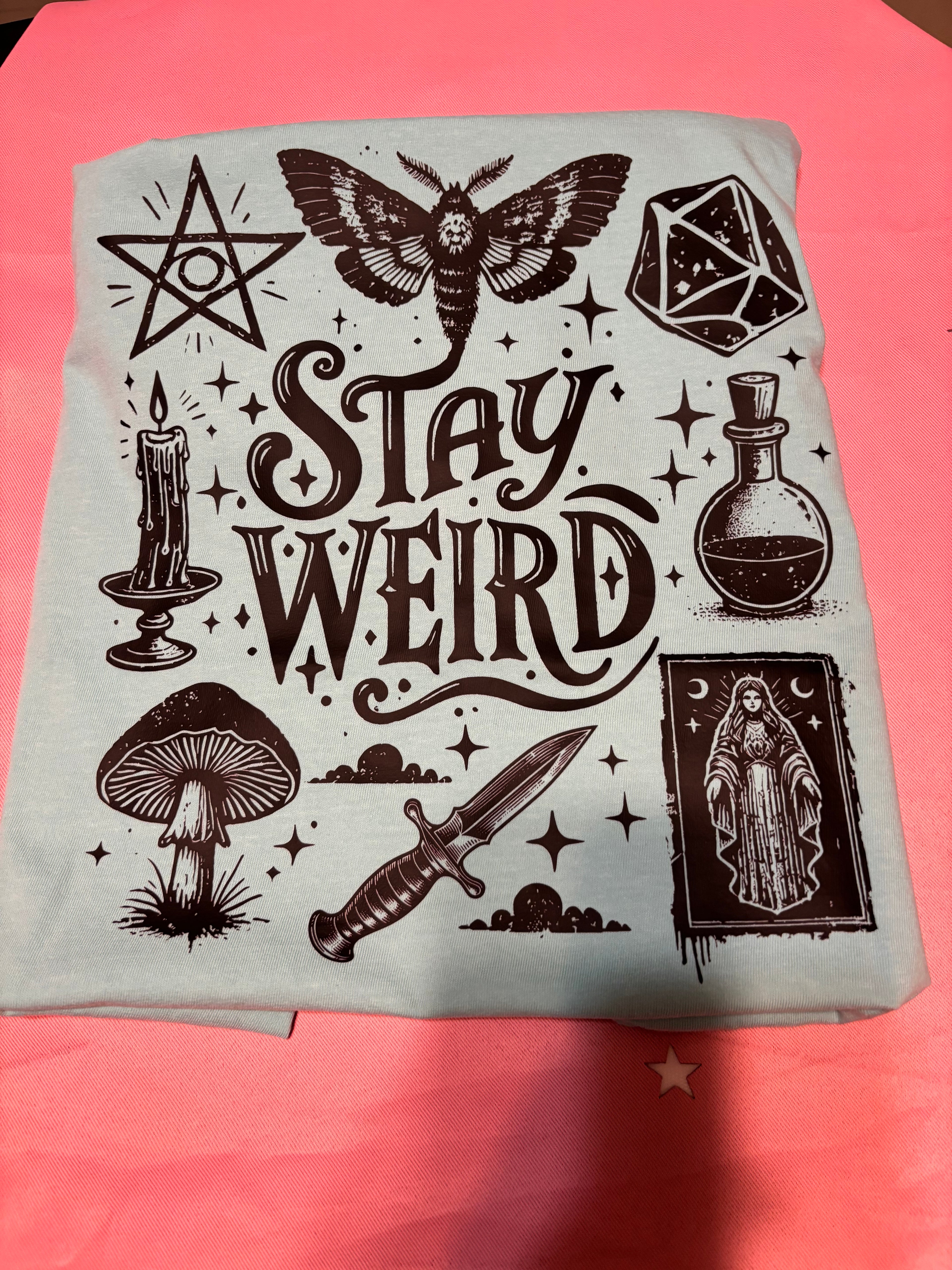 Stay Weird Comfort Colors Tee Shirt