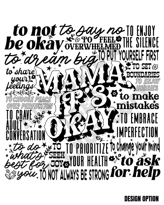 Mama It's Okay Mental Health Design