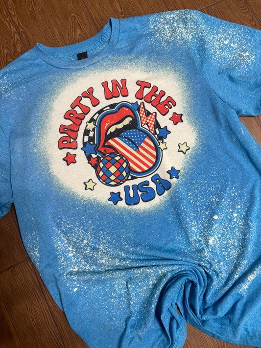 Party In The USA Patriotic USA Tee