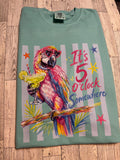 Its five o clock somewhere parrot  Comfort Colors