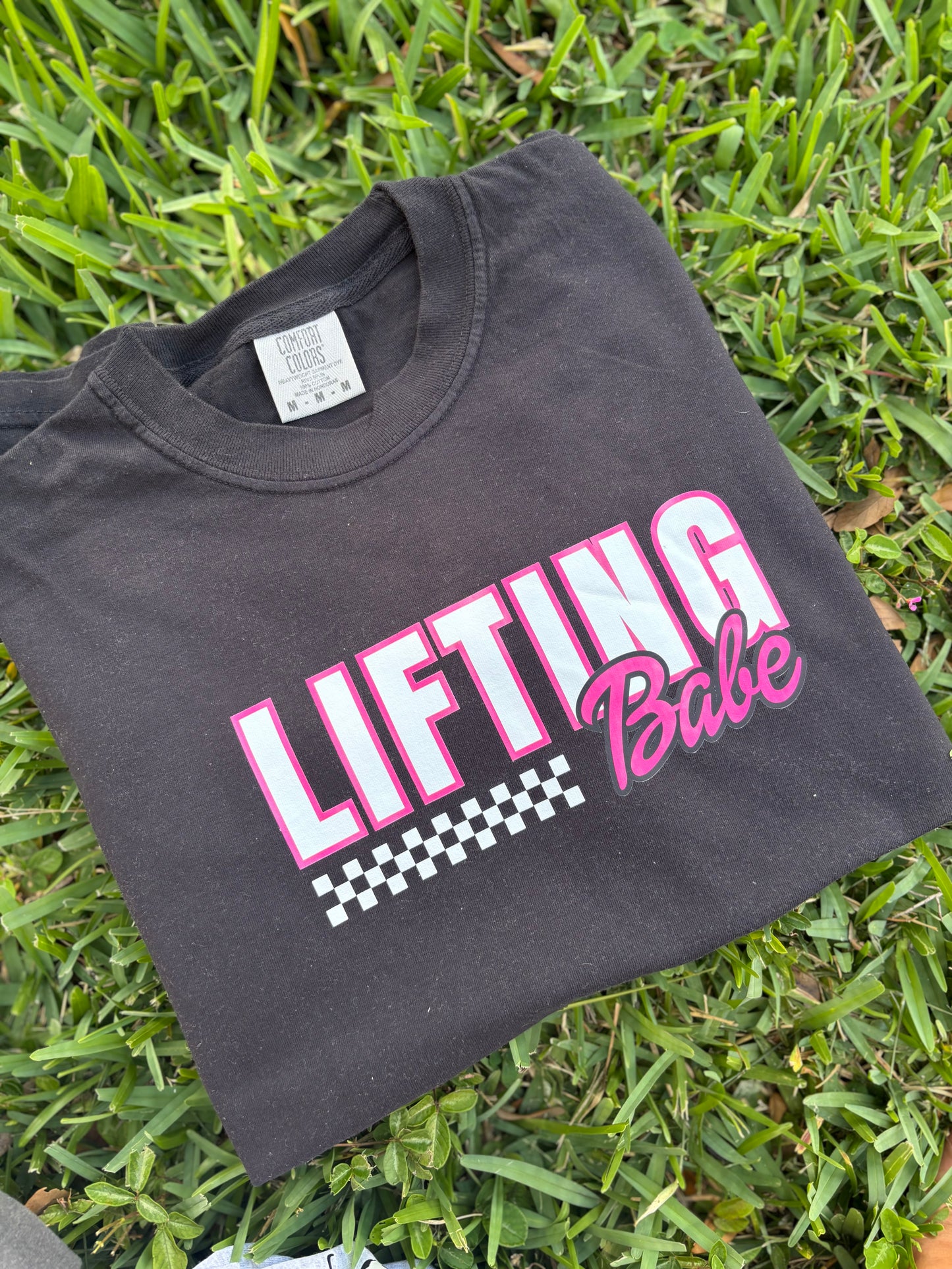 Lifting Babe Workout Fitness Shirt Comfort Colors