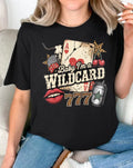 Baby i'm A wildcard western card cherry tee shirt comfort colors