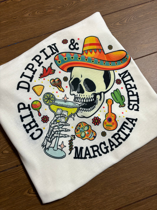 Cinco De Mayo Chip Dippin Margarita Sippin Tee