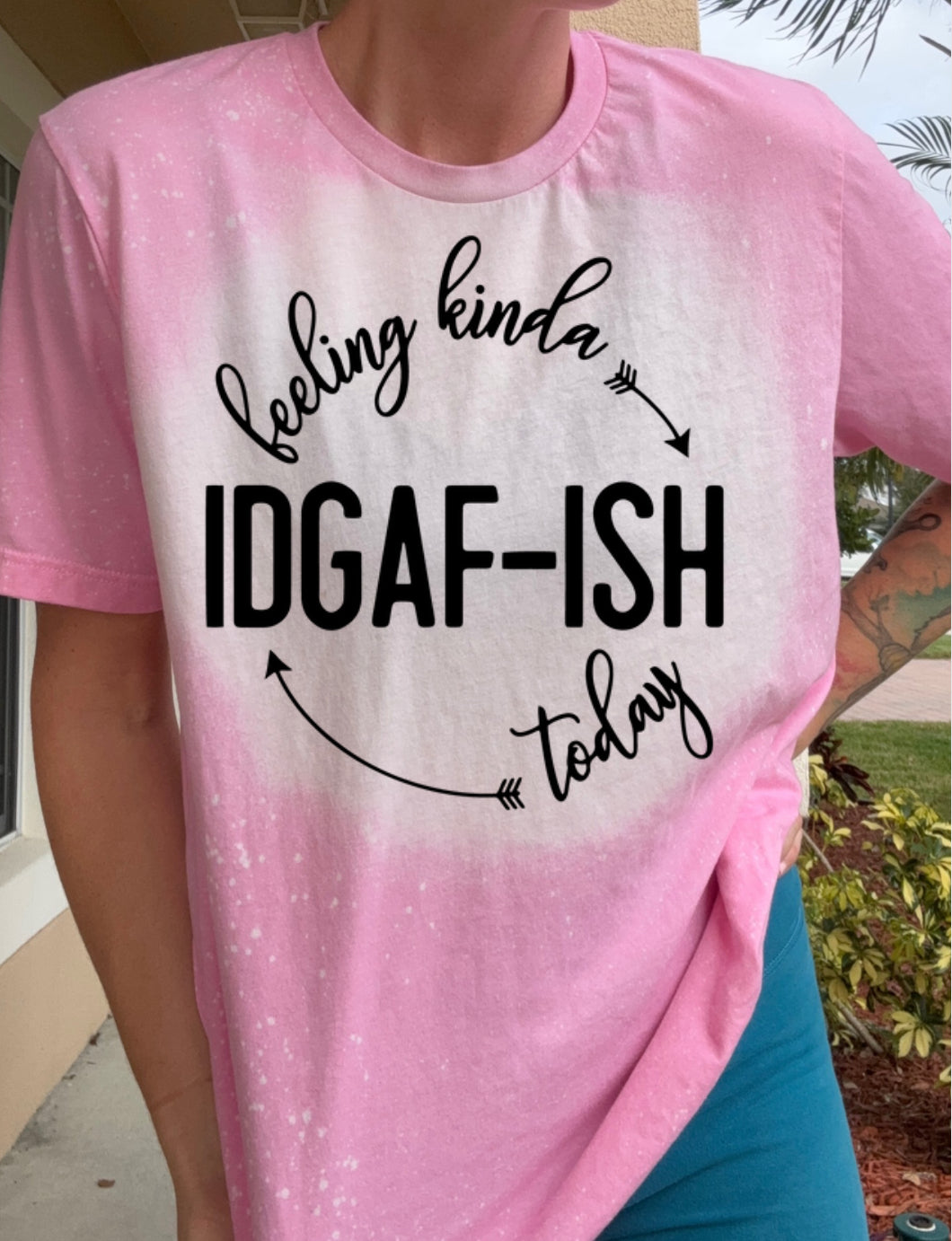 Feeling IDGAF -ish today tee shirt