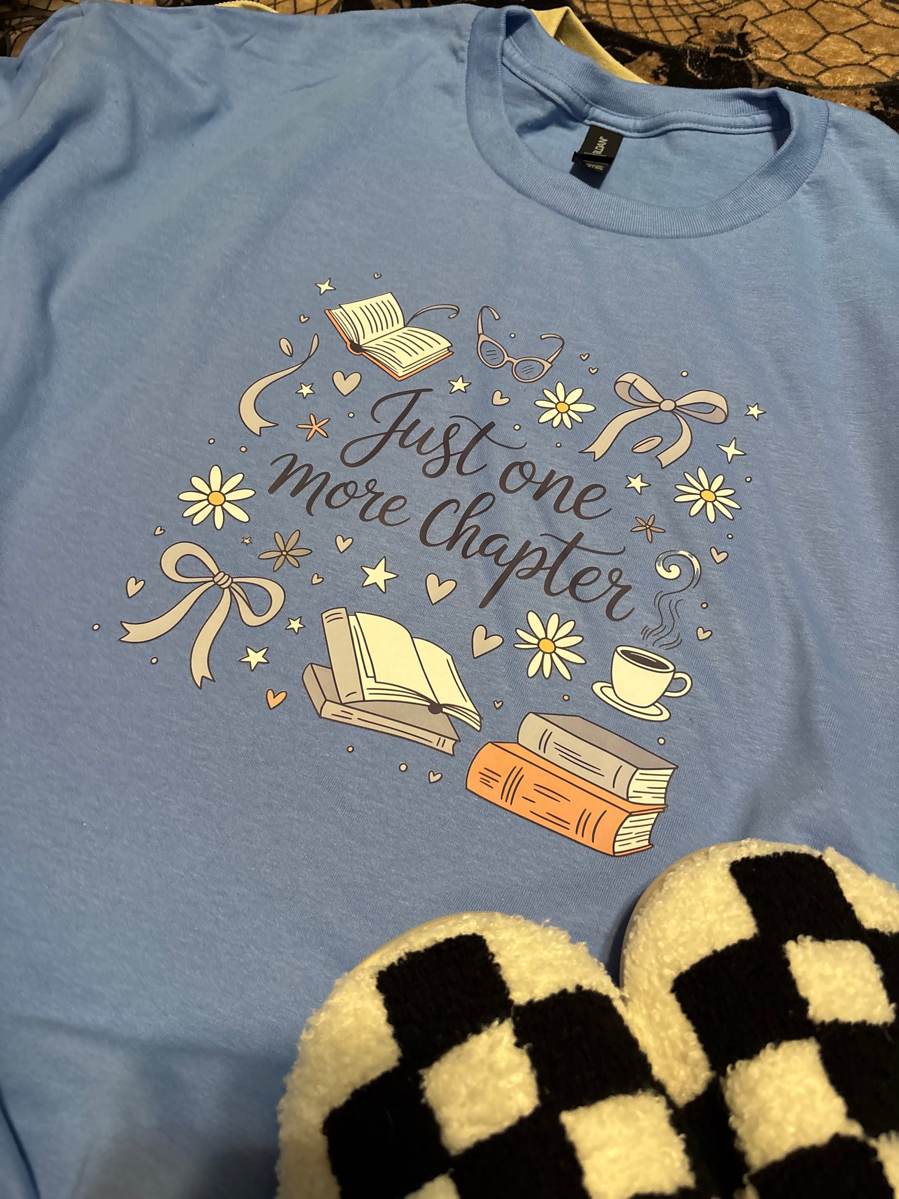 Just One More Chapter Book Reading Shirt