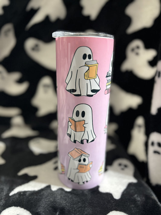 Ghost Reading Cup 20oz Tumbler