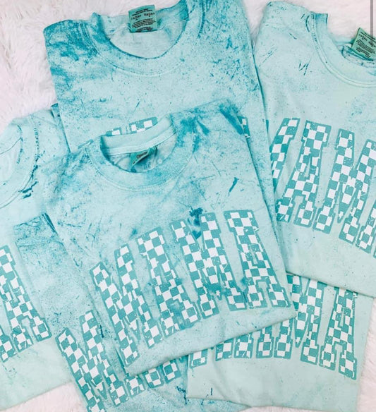 Mama Sea Glass Comfort Colors Tee Shirt