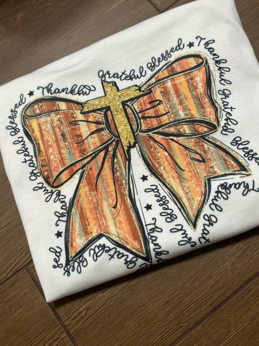 Thankful Grateful Blessed Tee
