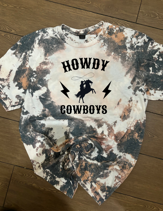 Howdy Cowboys Western Style Tee Shirt, Hoodie, or Crewneck Sweatshirt